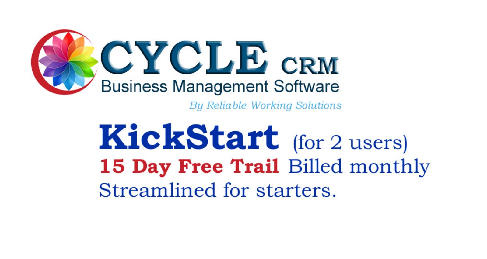 Picture of Trial - 100003KM - Cycle CRM a Totally Mobile Office Solution,  Kickstart 15 Day Trial Edition 