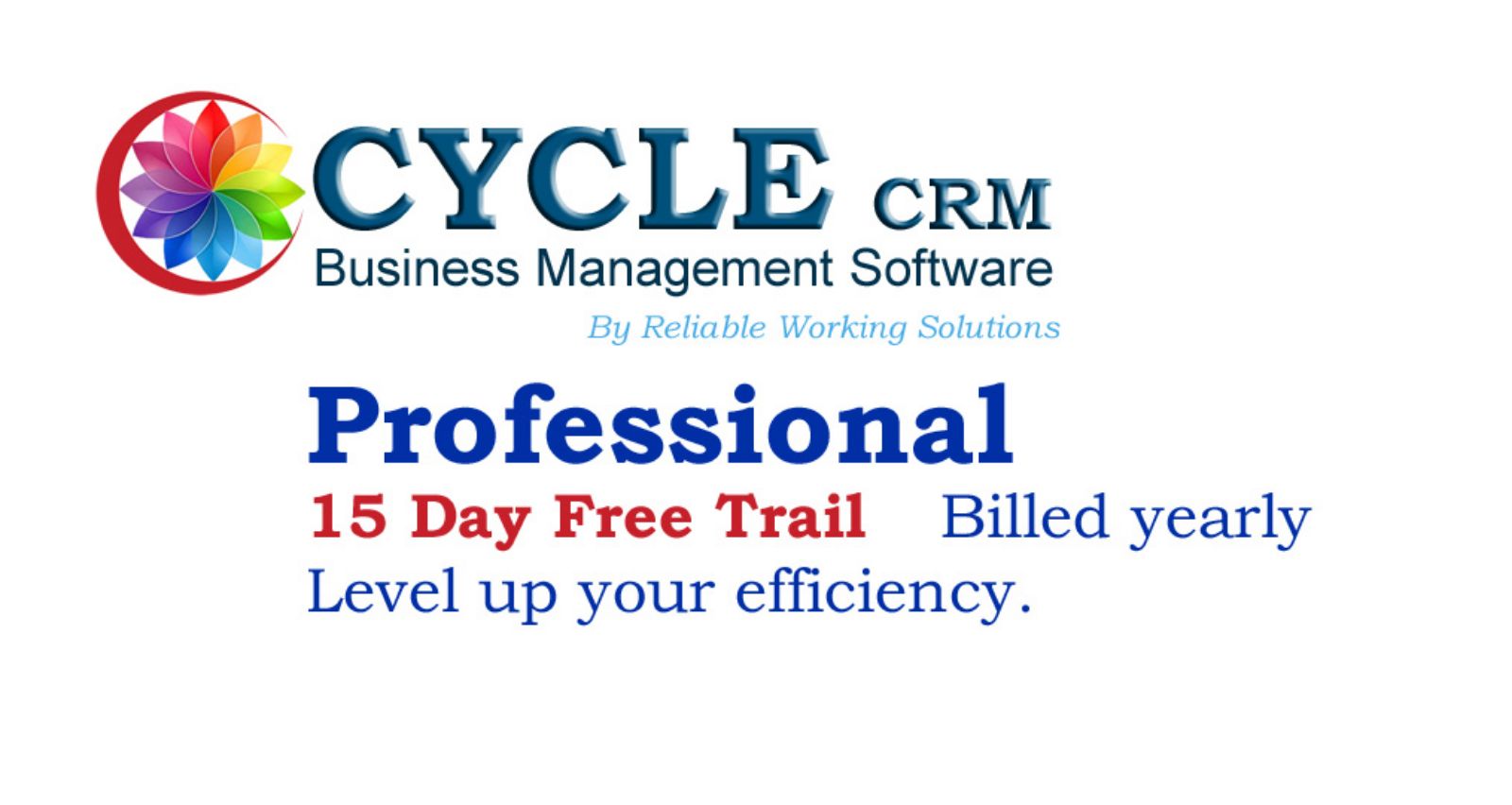 Picture of Trail - 100006PA - Cycle CRM a Totally Mobile Office Solution, Professional 15 Day Trail Edition