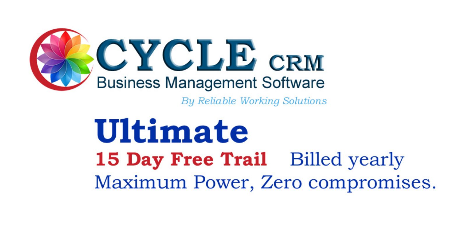 Picture of Trail - 100010UY - Cycle CRM a Totally Mobile Office Solution, Ultimate 15 Day Trail Edition